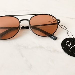 Quay Australia Tinted Aviator Sunglasses